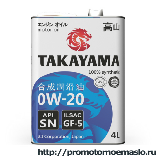 Моторное масло Такаяма | Характеристики, обзор