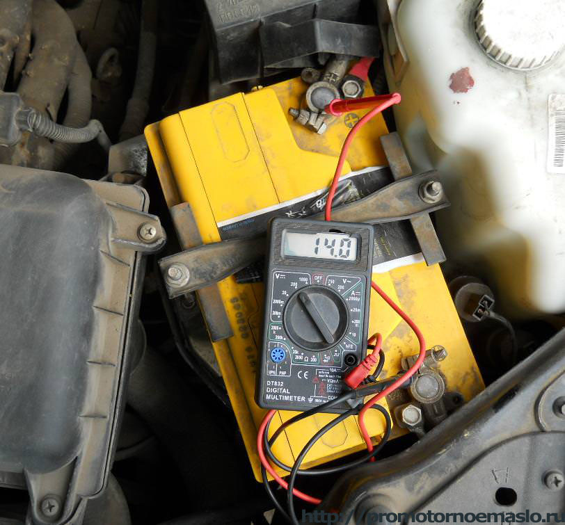 Как проверить зарядку генератора мультиметром на автомобиле?