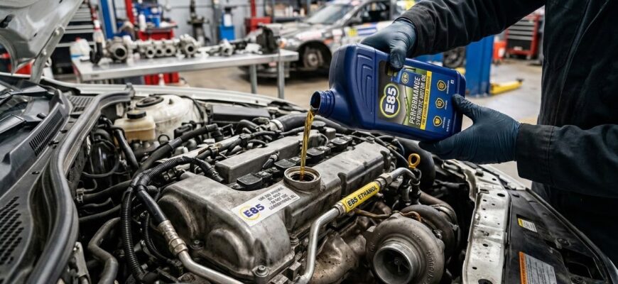 Масло для двигателя на E85: Почему обычное не подойдет и что лить, чтобы не угробить мотор