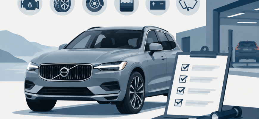 Как подготовить Volvo к регулярному обслуживанию: что проверить перед визитом в сервис