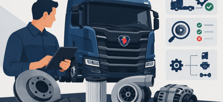 Как выбрать запчасти для Scania без ошибок: проверка совместимости, состояния и назначения